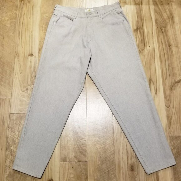 Vintage Venezia High Rise Tapered Leg Gray Denim Mom Jeans 18 Worn To Perfection - Picture 1 of 14